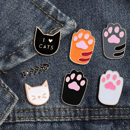 Cutesy Cat Pins - Paws & Knick Knacks