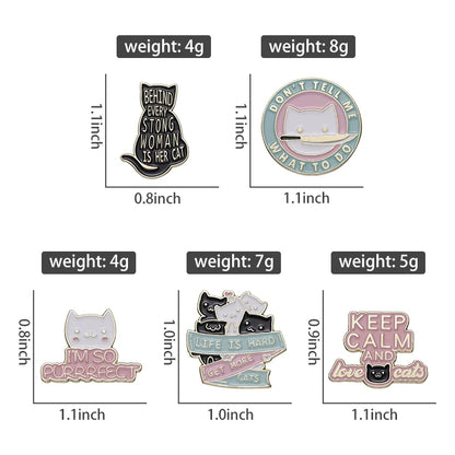 Fun & Cute Cat Lover Pins