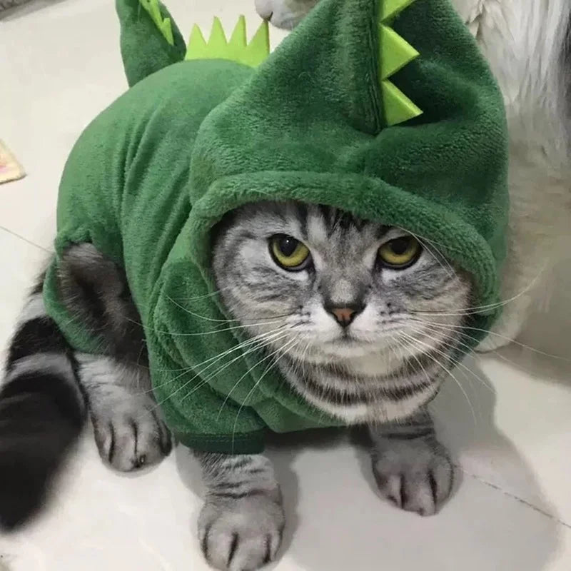 Cat Dinosaur Costume - It's a cat Hoodie!